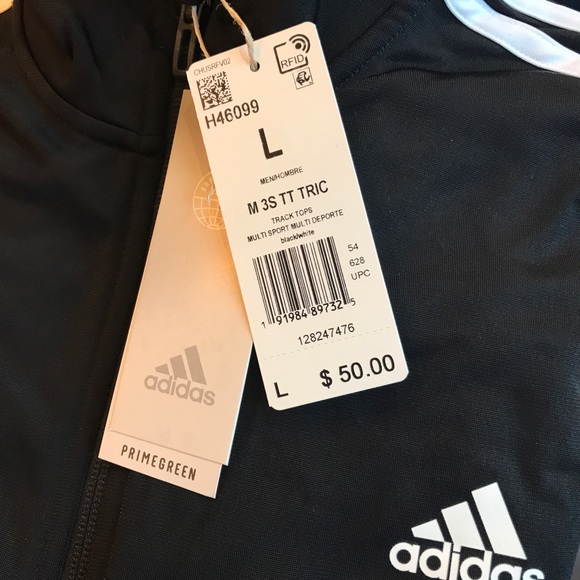 ADIDAS Essentials Black 3-Stripes Track Suit - Picture 9 of 16